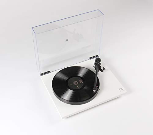 Rega Platine vinyle Planar 1 Plus, finition blanc mat avec cartouche de carbone Rega et préamplificateur phono/phono intégré. Version 2021.