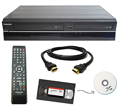 Toshiba VHS vers DVD Enregistreur VCR Combo avec télécommande, HDMI