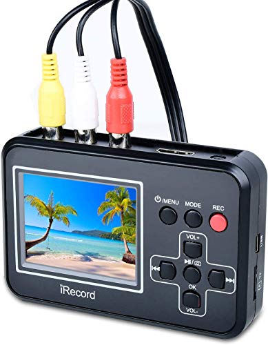 Digital convertisseur VHS Cassettes vers numérique capturez vidéo de VHS/Cassettes, Hi8 Camcorder DVD DVR TvBOX Gaming Numérisez des Bandes vidéos sur la Carte Micro SD Depuis Le magnétosc