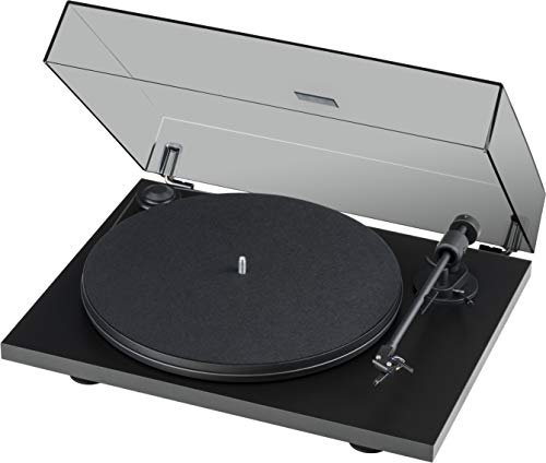 Pro-Ject Primary E Phono - Platine Disque - Son de Haute qualité, préamplificateur Phono intégré, Installation Facile, Cartouche Ortofon Incluse - Noir