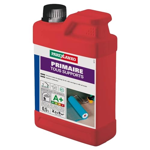 PAREXLANKO Primaire tous supports polyvalent prêt à l'emploi, Incolore, 500 ml (Lot de 1)